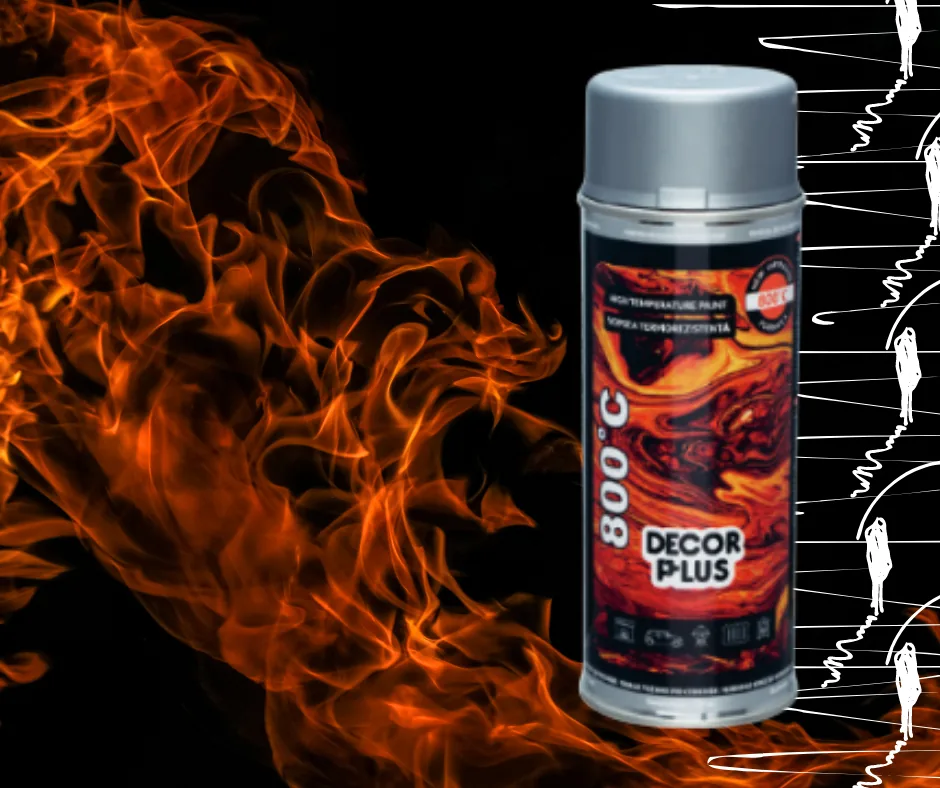 Decor Plus high-temperature resistant spray paint