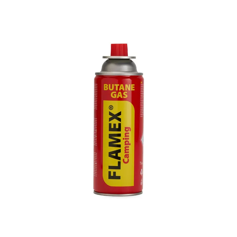 Flamex 227 gas spray cartridge / with valve / for camping stoves