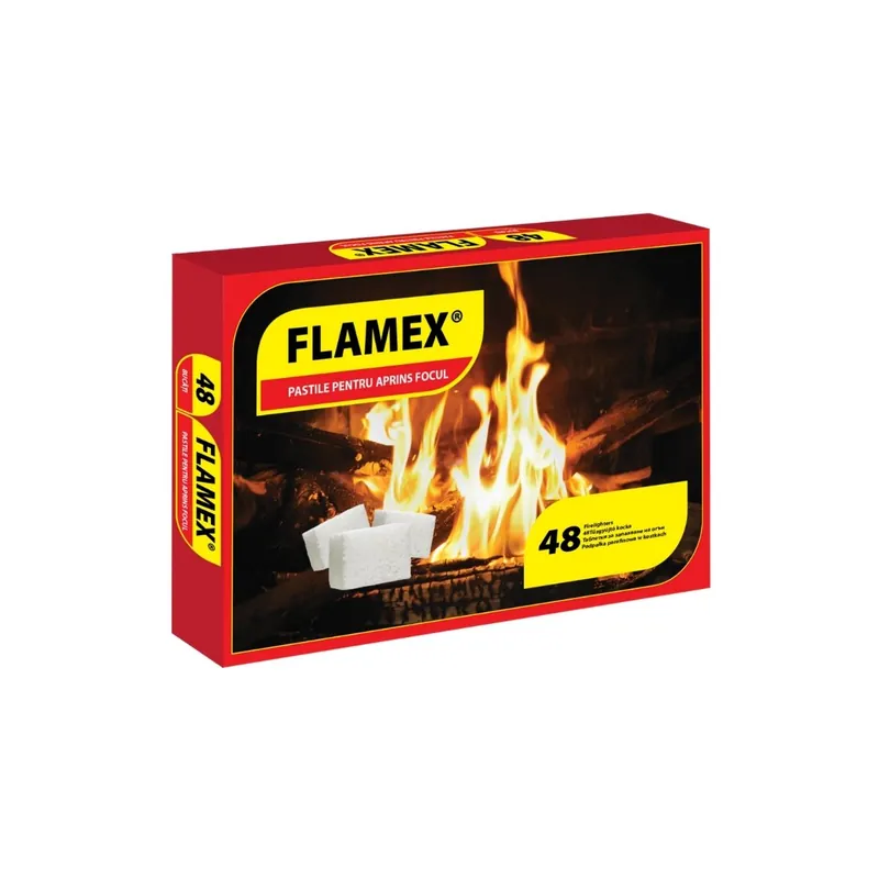 Flamex fire starter tablets / red pack / 48 cubes